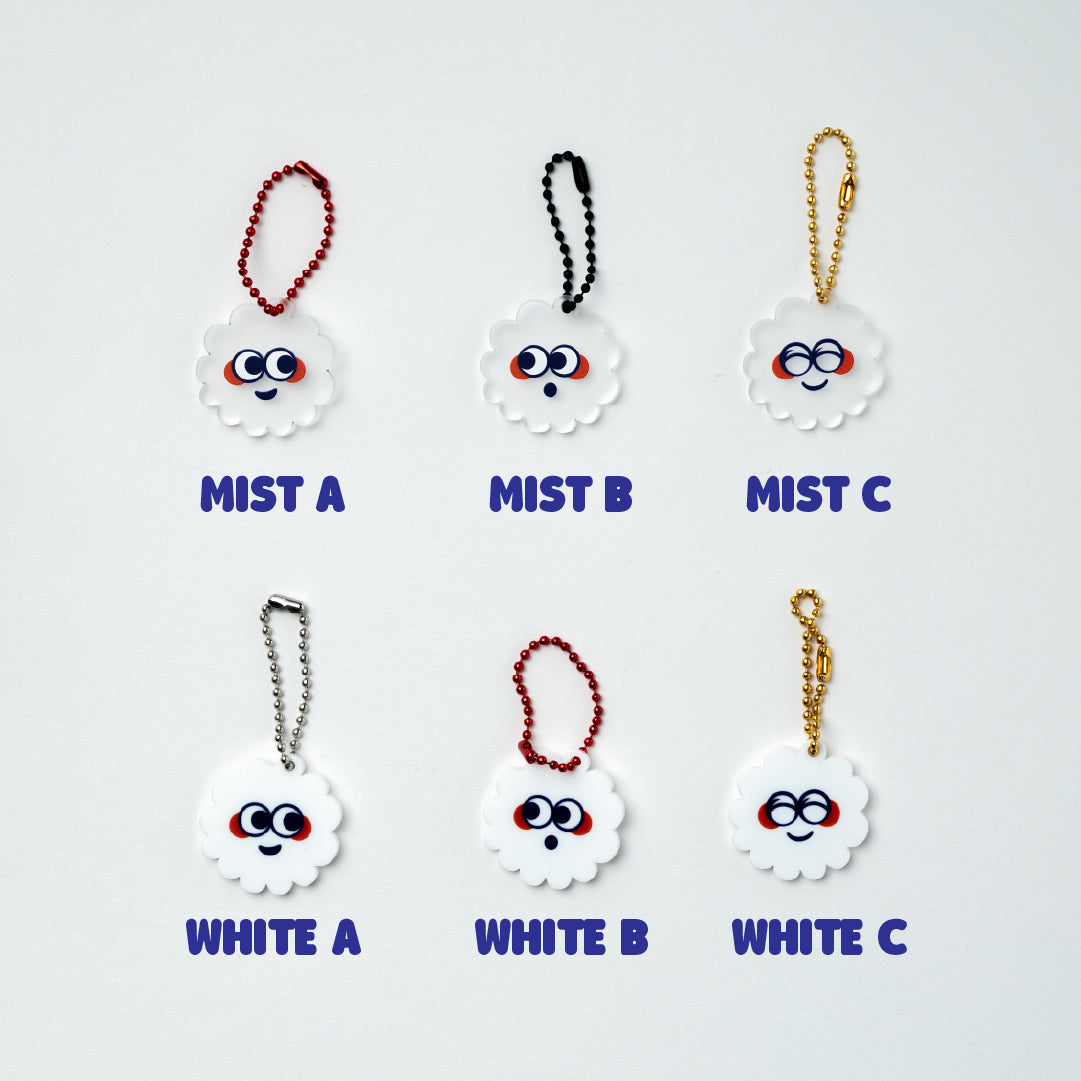 ACRYLIC KEY CHARM [CLOUDY]