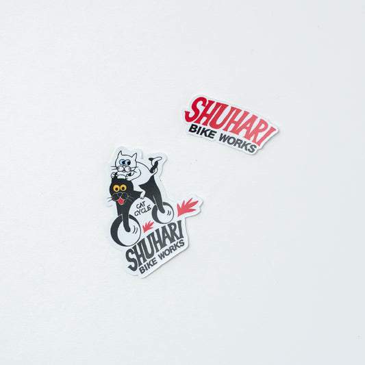 CAT CYCLE STICKER SET