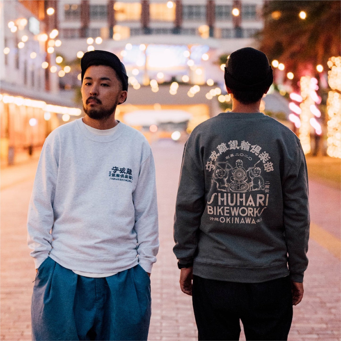 守破離銀輪倶楽部 CREWNECK SWEAT