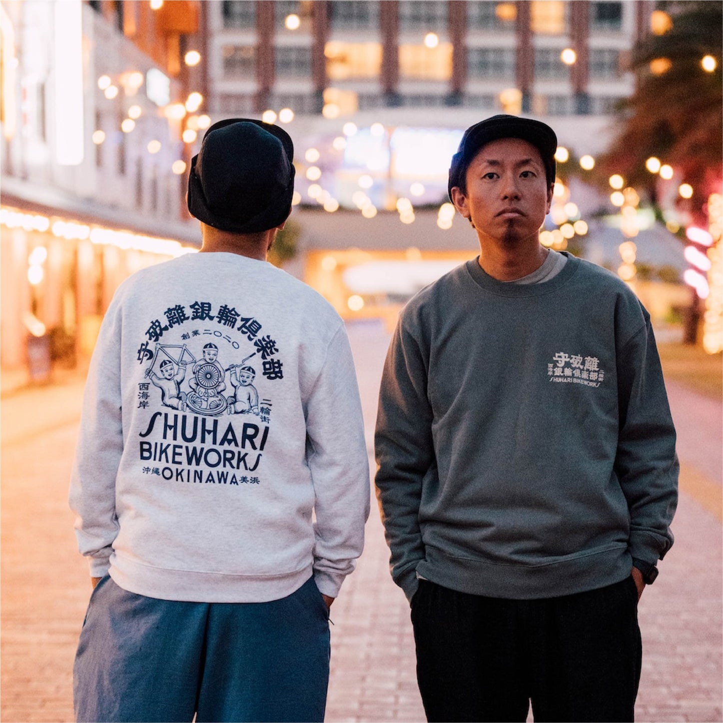 守破離銀輪倶楽部 CREWNECK SWEAT