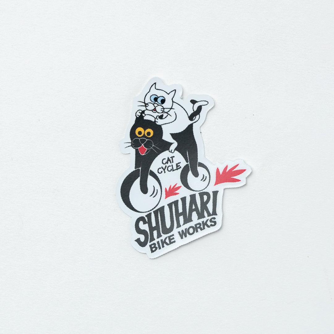 CAT CYCLE STICKER SET