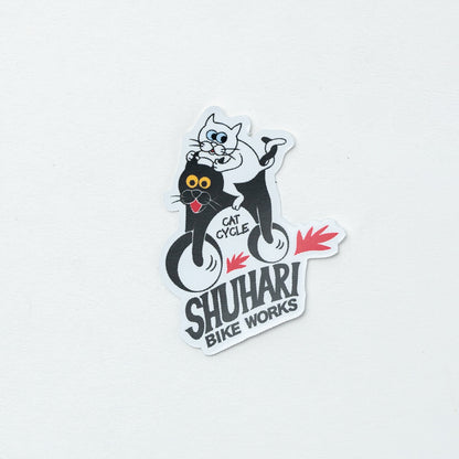 CAT CYCLE STICKER SET