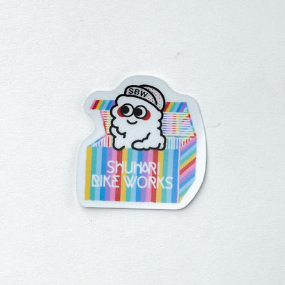 CLOUDY IN BOX Sticker