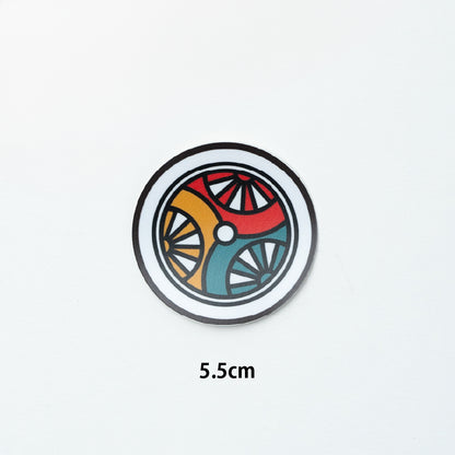 守破離 ROUND STICKER