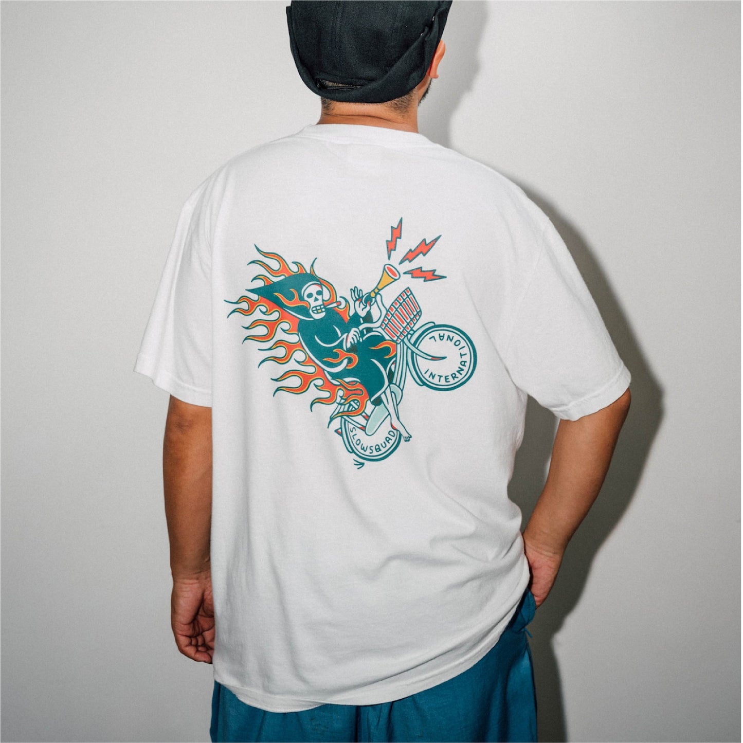 SLOW SQUAD × 守破離 "SLOW SQUANCHU" Tee