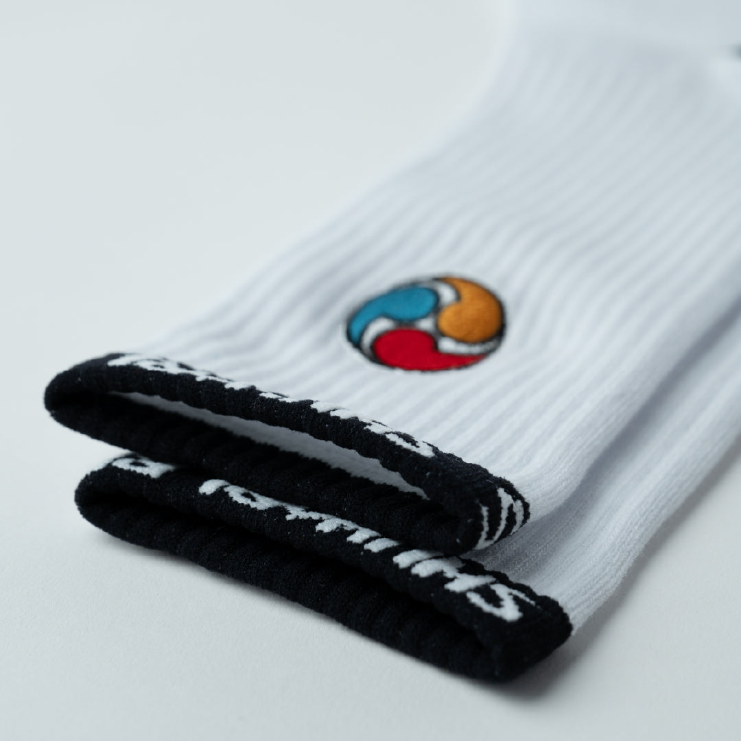 SOCKS 三巴 刺繍